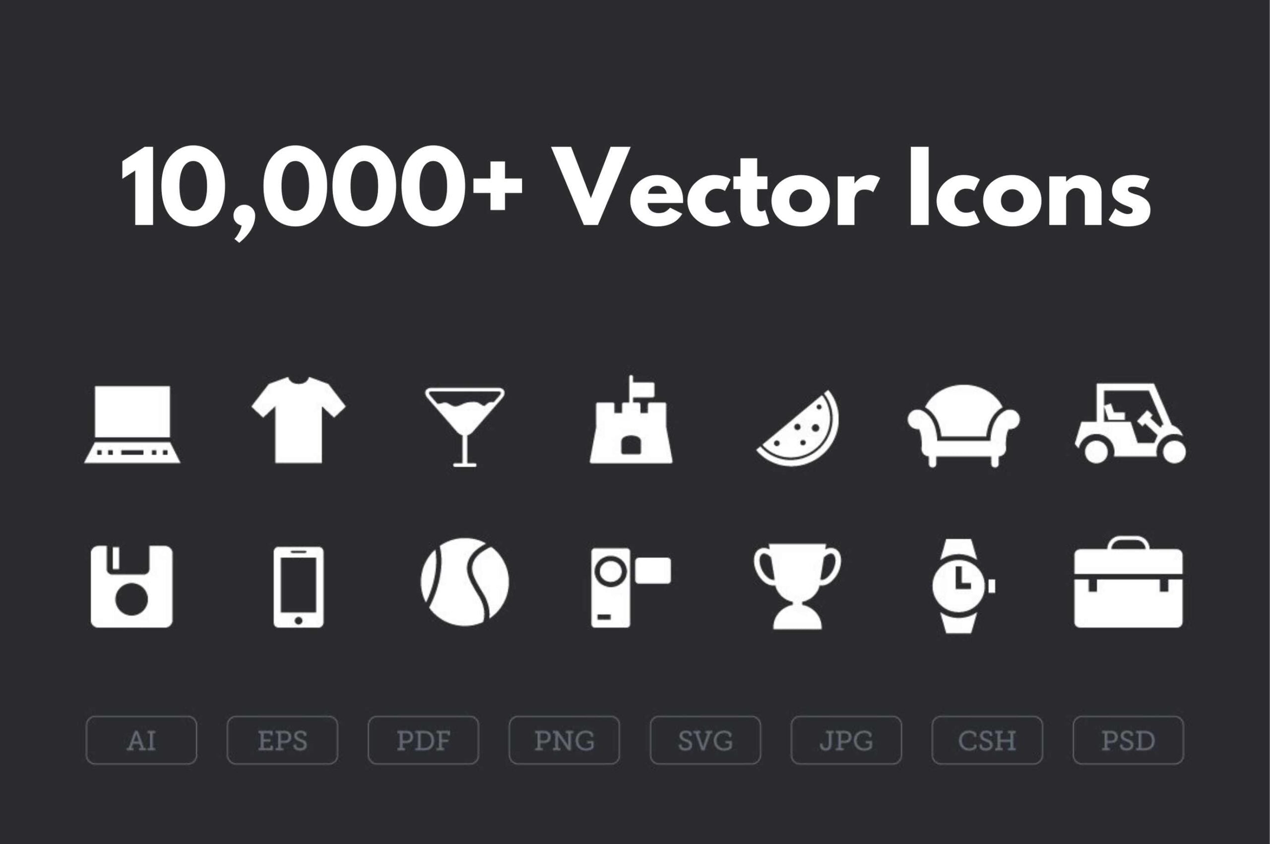 10,000+ Vector Icons